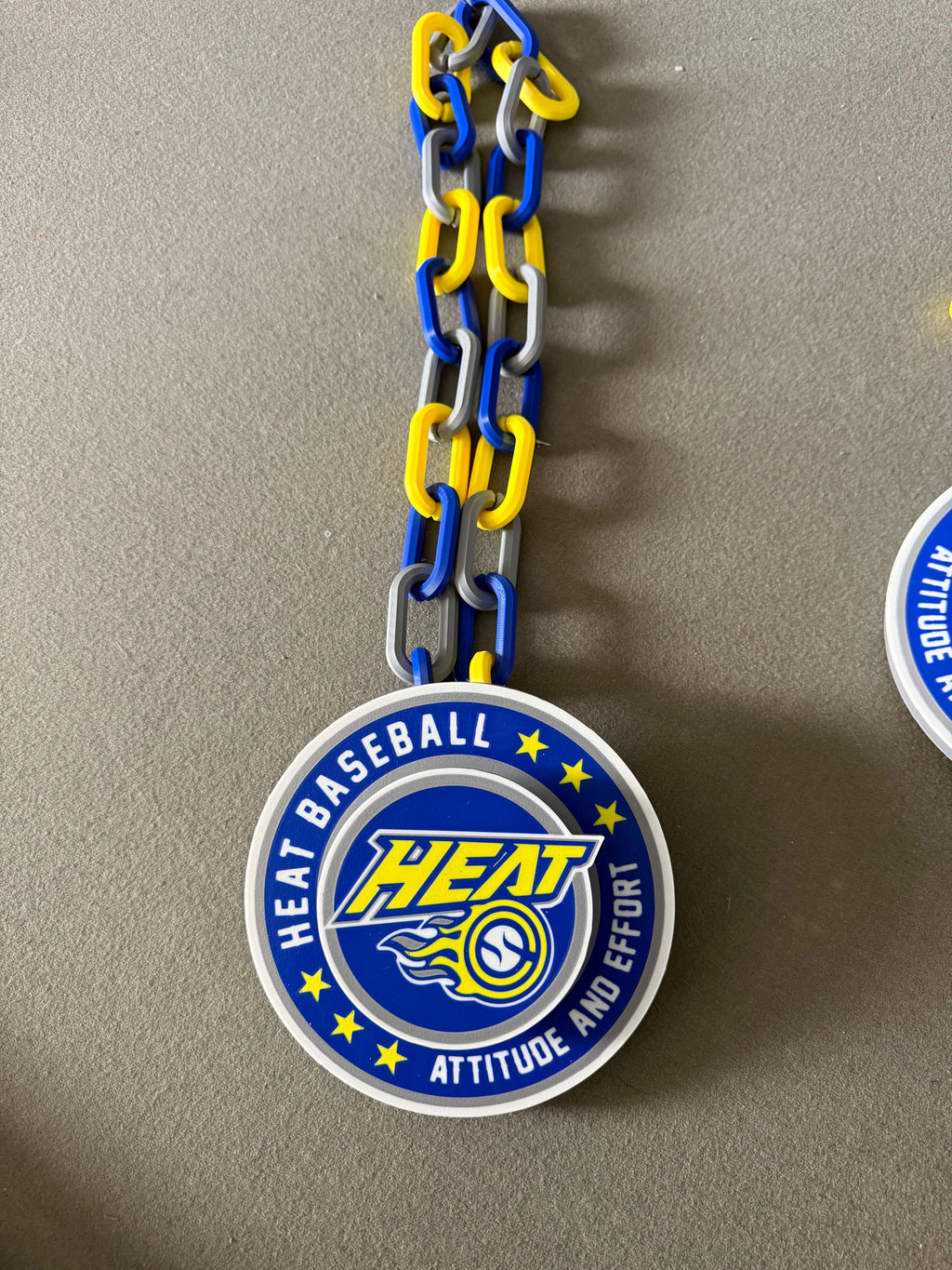 Custom 3D-Printed Spinner Chain | Personalized Team Spirit Hype Necklace | Custom Logo Fan Chain