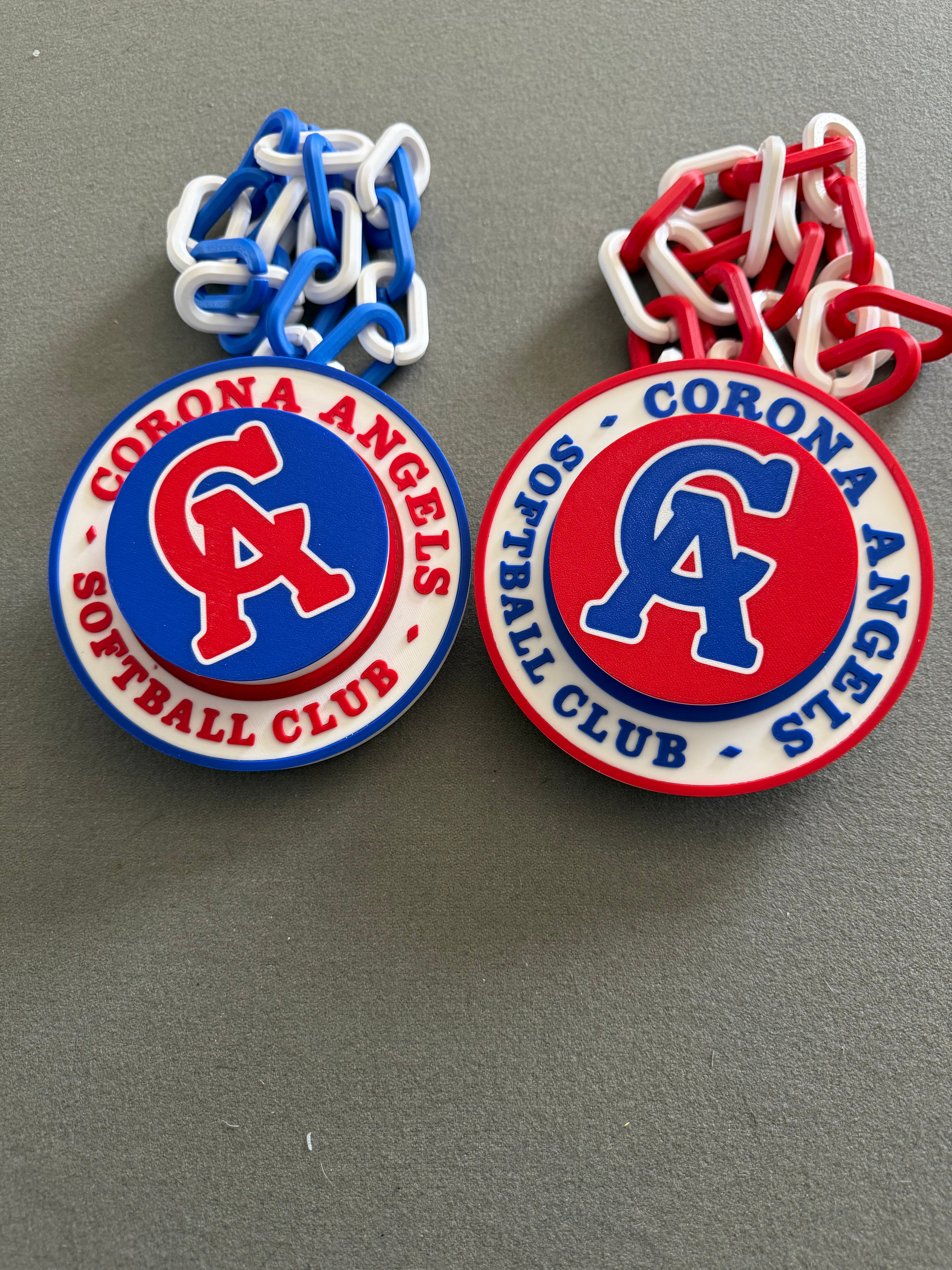 Custom 3D-Printed Spinner Chain | Personalized Team Spirit Hype Necklace | Custom Logo Fan Chain