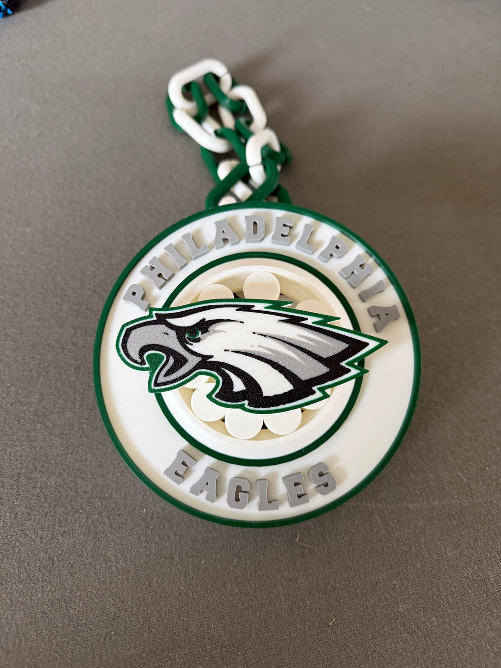 Custom 3D-Printed Spinner Chain | Personalized Team Spirit Hype Necklace | Custom Logo Fan Chain